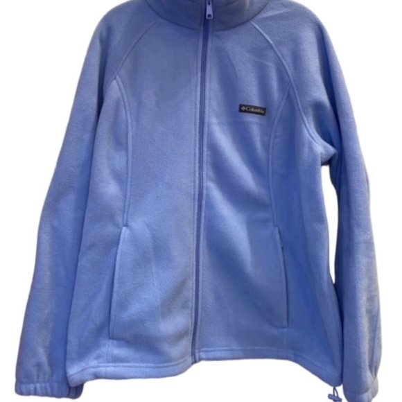 Columbia Women's Blue Periwinkle Full Zip Fleece Jacket NWOT Size XXL/16 - Picture 6 of 9